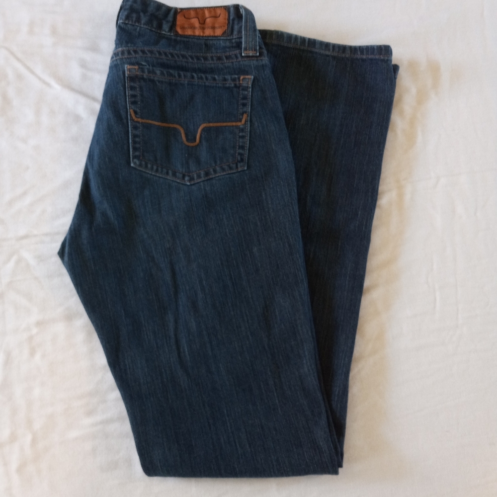 Vintage Classic Blue Straight Leg Denim Jeans